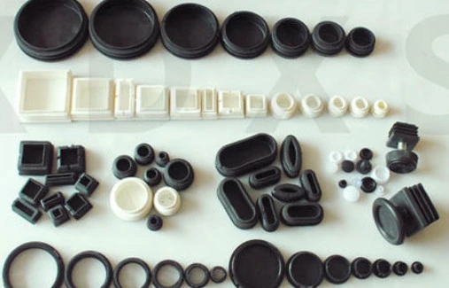 Round Black Hole Plug Rubber Cap End Caps for Steel Tubing, Table Chair Feet